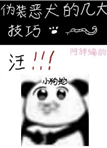 《偽裝惡犬的幾大技巧》
